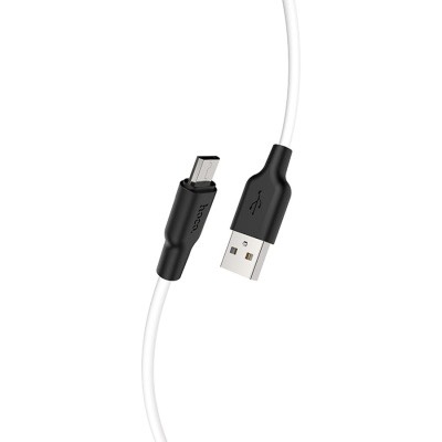 f02ea344bd827e3bb204dcd2f67bef10.jpg Кабель USB HOCO X21 Plus 1м Micro чёрный-белый