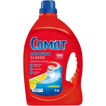 СОМАТ ПОРОШОК Лимон и Лайм 3кг 4*40