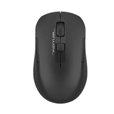 f2eaa1129ec513c021787b67ac772b3c.jpg Мышь A4Tech Fstyler FG16C Air черный оптич. 2000dpi беспров. USB для ноутбука 4but (FG16C AIR BLACK)