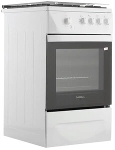 f3c9e261113d918799031e146e84bd55.jpg Плита Газовая Darina 1D1 GM 241 008 W белый/черный (стеклянная крышка) реш.чугун
