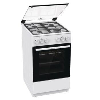 Плита Комбинированная Gorenje GK5A20WF белый (стеклянная крышка) реш.чугун