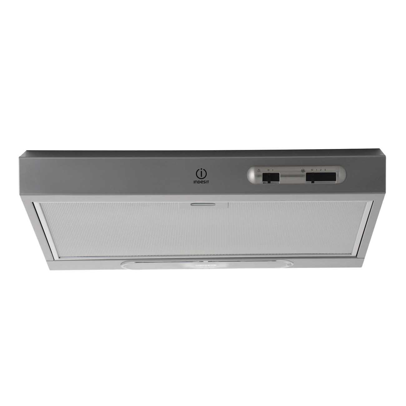 0fae40014e8a0776f7b87f1c6da38a94.jpg Вытяжка козырьковая Indesit ISLK 66 LS X нержавеющая сталь управление: ползунк.