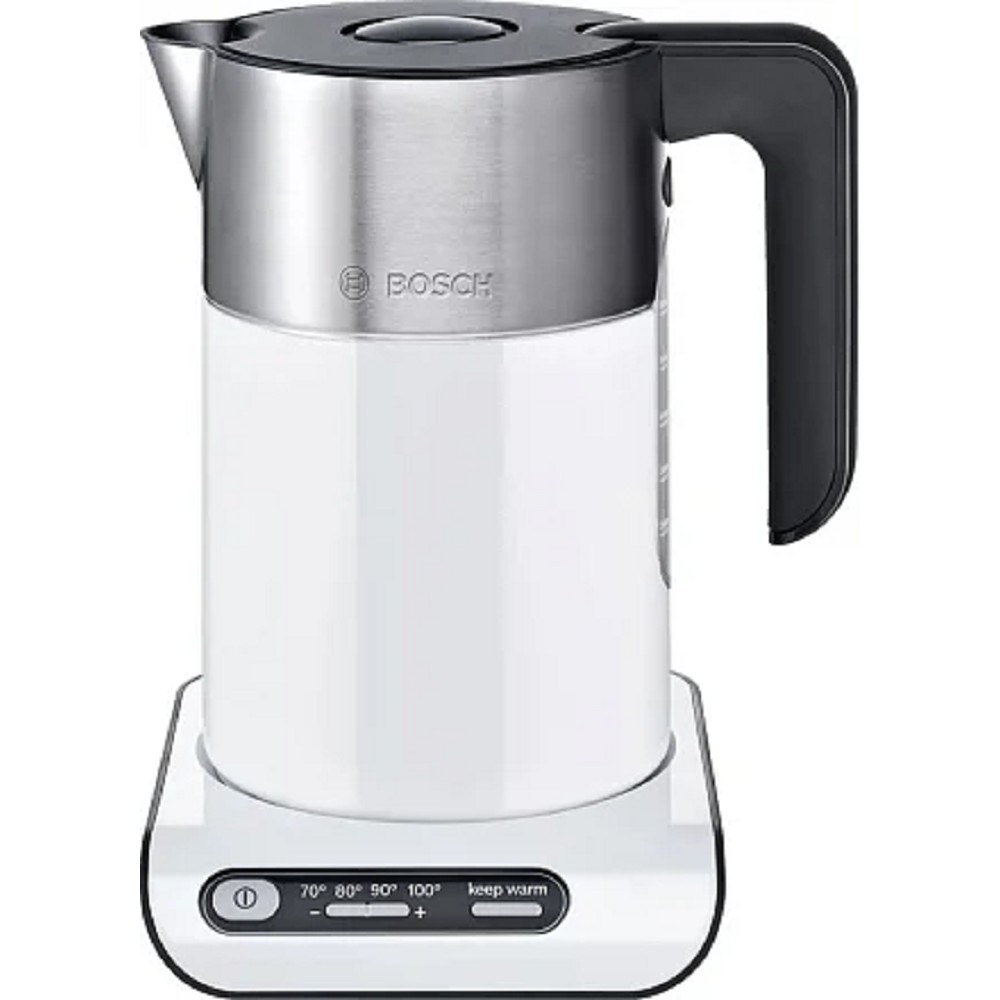 a15af65514537c48bc45694c4e7cadcc.jpg Чайник Bosch TWK8611P 1.5л. 2400Вт белый/серебристый корп.:пластик/металл