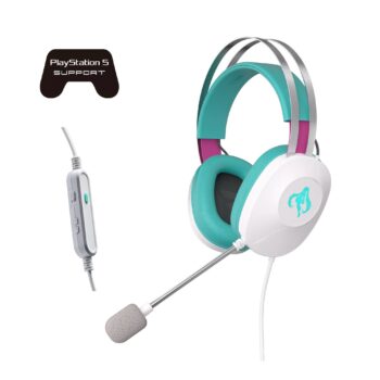 Гарнитура игровая ASUS TUF Gaming H1 Gen II Miku (90YH048B-BHUA00)