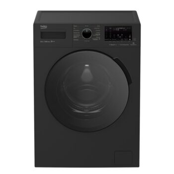 Стиральная машина Beko WSPE6H616A кл.:A фронт. макс.:6.5кг антрацит инвертор