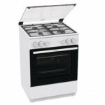 Плита Комбинированная Gorenje GK6A20WF белый (стеклянная крышка) реш.чугун