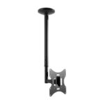 Кронштейн для телевизора Ultramounts UM890 черный 17"-43" макс.30кг потолочный поворотно-выдвижной и