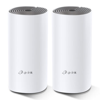 Бесшовный Mesh роутер TP-Link Deco E4 (DECO E4(2-PACK)) AC1200 10/100BASE-TX белый (упак.:2шт)