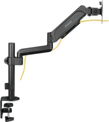 Кронштейн для мониторов ЖК Digma D-MM201 черный 17"-32" макс.9кг крепление к столешнице поворот и на