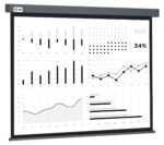 Экран Cactus 100" 180x180см Wallscreen CS-PSW-180X180-SG 1:1 настенно-потолочный рулонный серый