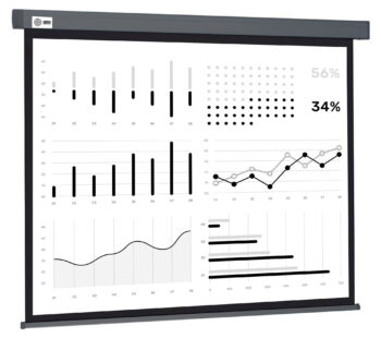 Экран Cactus 100" 180x180см Wallscreen CS-PSW-180X180-SG 1:1 настенно-потолочный рулонный серый