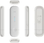 Модем 2G/3G/4G ZTE MF79N USB Wi-Fi Firewall +Router внешний белый