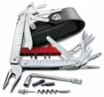 Мультитул Victorinox SwissTool X Plus (3.0338.L) 115мм 37функц. чехол кож.с инстр. серебристый карт.
