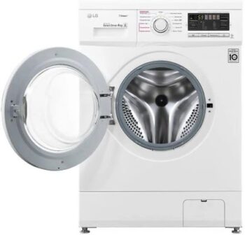 Стиральная машина LG F1096SDS0 кл.:A фронт. макс.:4кг белый инвертор