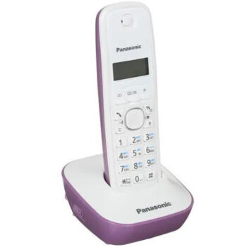 Р/Телефон Dect Panasonic KX-TG1611RUF фиолетовый/белый АОН