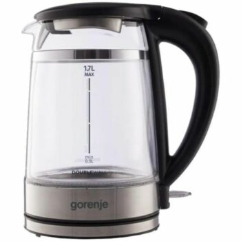 Чайник Gorenje K17GDWII 1.7л. 2200Вт черный корп.:стекло/металл/пластик