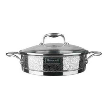 Сотейник Rondell Vintage RDS-353 2.9л. d=26см (с крышкой) стальной
