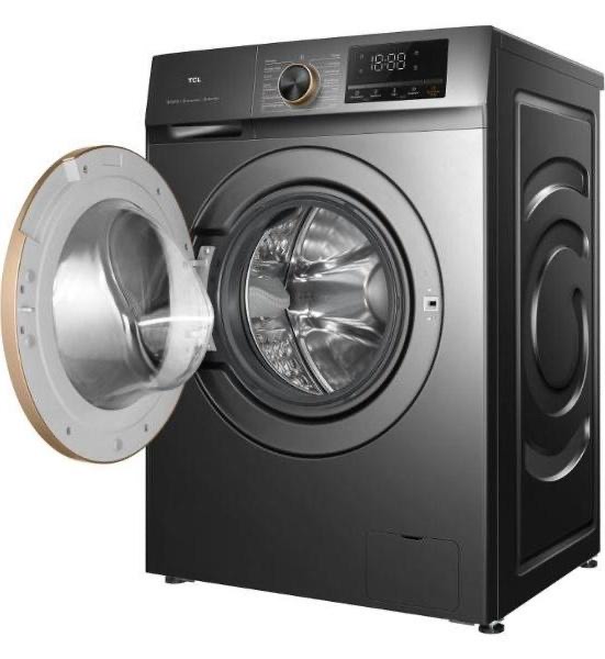 1cba596444cc286f7a76a73a8cf98fed.jpg Стиральная машина TCL TWRP-1108W12G2 кл.:A+++ фронт. макс.:8кг серый инвертор