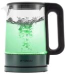 Чайник Hyundai HYK-S4805 1.7л. 2200Вт т.зеленый корп.:стекло/пластик
