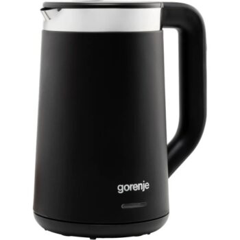 Чайник Gorenje K17TRDW 1.7л. 2200Вт черный/серебристый корп.:металл/пластик