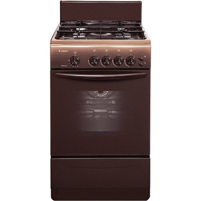 28938a96b0e8cea89bd0fe6115ce146f.jpg Плита Газовая Gefest ПГ 3200-08 К36 коричневый (без крышки) реш.сталь