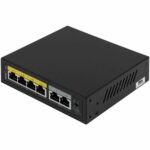 Коммутатор Netis P106C (L2) 6x100Мбит/с 4PoE 55W неуправляемый