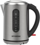 Чайник Hyundai HYK-S9909 1.7л. 2200Вт серебристый/черный корп.:металл