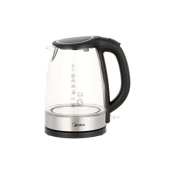 Чайник Midea MK-8015 1.7л. 2200Вт черный корп.:стекло/пластик