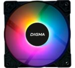 Вентилятор Digma DFAN-FRGB1 RGB 120х120x25 черный 3-pin 4-pin (Molex) Ret