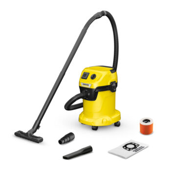Строительный пылесос Karcher WD 3 V-17/4/20 1000Вт (уборка: сухая/влажная) желтый