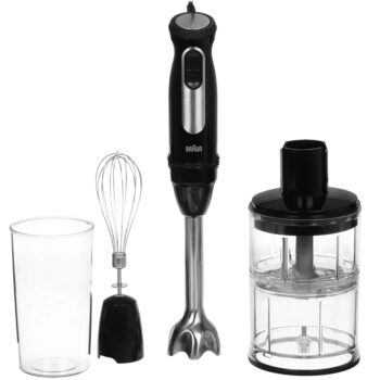 Блендер погружной Braun MQ55254MBK 1000Вт черный