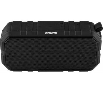 Колонка порт. Digma S-40 черный 10W 1.0 BT 2000mAh (SP4010B)