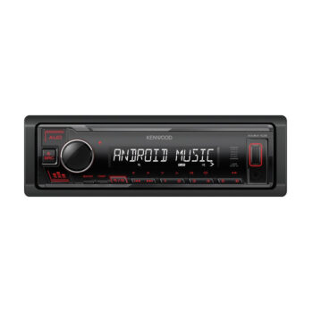 Автомагнитола Kenwood KMM-105 1DIN 4x50Вт USB2.0 AUX 1 RDS