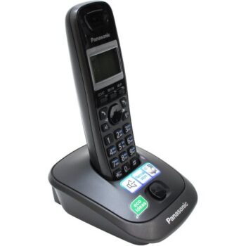 Р/Телефон Dect Panasonic KX-TG2511RUT темно-серый металлик/черный АОН