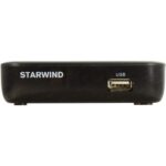 Ресивер DVB-T2 Starwind CT-160 черный