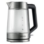 Чайник Gorenje K17GXG 1.7л. 2200Вт белый/серебристый корп.:стекло/металл/пластик