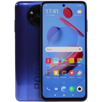 Смартфон POCO X3 J20C Cobalt Blue/6.67"FHD+/120Hz/SD732G/6GB/128GB/And10/13+64+2+2MP/20MP/NFC/5160mAh