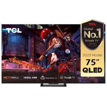 Телевизор TCL 75C745 (75C745/TK1J2/MT15HS8-RU/RU/GUNCOLOR/RUSS)