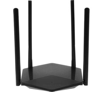 Роутер беспроводной Mercusys MR60X AX1500 10/100/1000BASE-TX черный