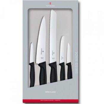 Набор ножей кухон. Victorinox Swiss Classic 6.7133.5G компл.:5предм. черный