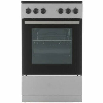 Плита Электрическая Gorenje GEC5A12SG серый/черный стеклокерамика (без крышки)