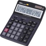 Калькулятор настольный Deli E39259 черный 16-разр.