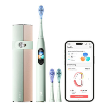 Зубная щетка электрическая Oclean X Ultra S V8100 зеленый