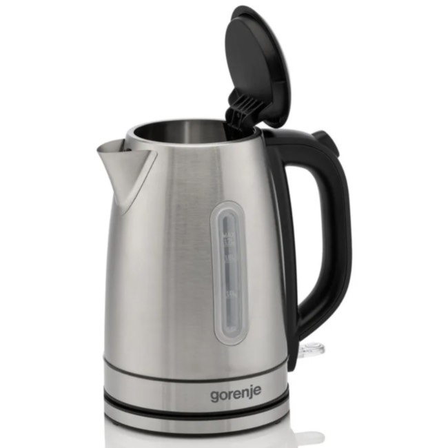 6707d2bd82e04379602e6849f4f837c5.jpg Чайник Gorenje K17DS 1.7л. 2200Вт серебристый корп.:металл/пластик