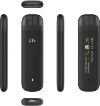 Модем 3G/4G ZTE F30Pro USB Wi-Fi VPN Firewall +Router внешний черный