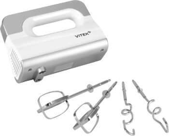 Миксер ручной Vitek VT-HM5001 800Вт белый/серебристый