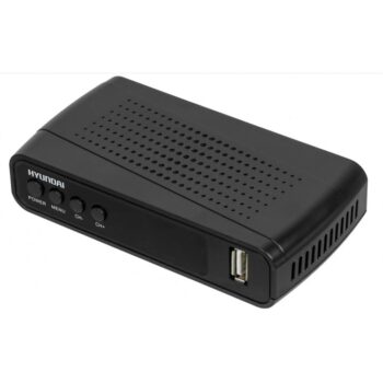 Ресивер DVB-T2 Hyundai H-DVB520 + WiFi-адаптер черный
