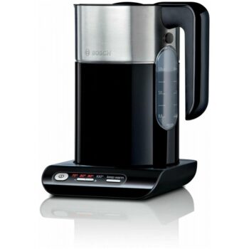 Чайник Bosch TWK8613P 1.5л. 2400Вт черный/серебристый корп.:пластик/металл