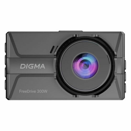 70a8646c2564f83010d254aff50f9a9c.jpg Видеорегистратор Digma FreeDrive 300DW черный 4Mpix 1440x2560 130гр.