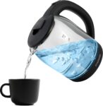 Чайник Starwind SKG1779 1.8л. 1700Вт прозрачный/черный корп.:стекло